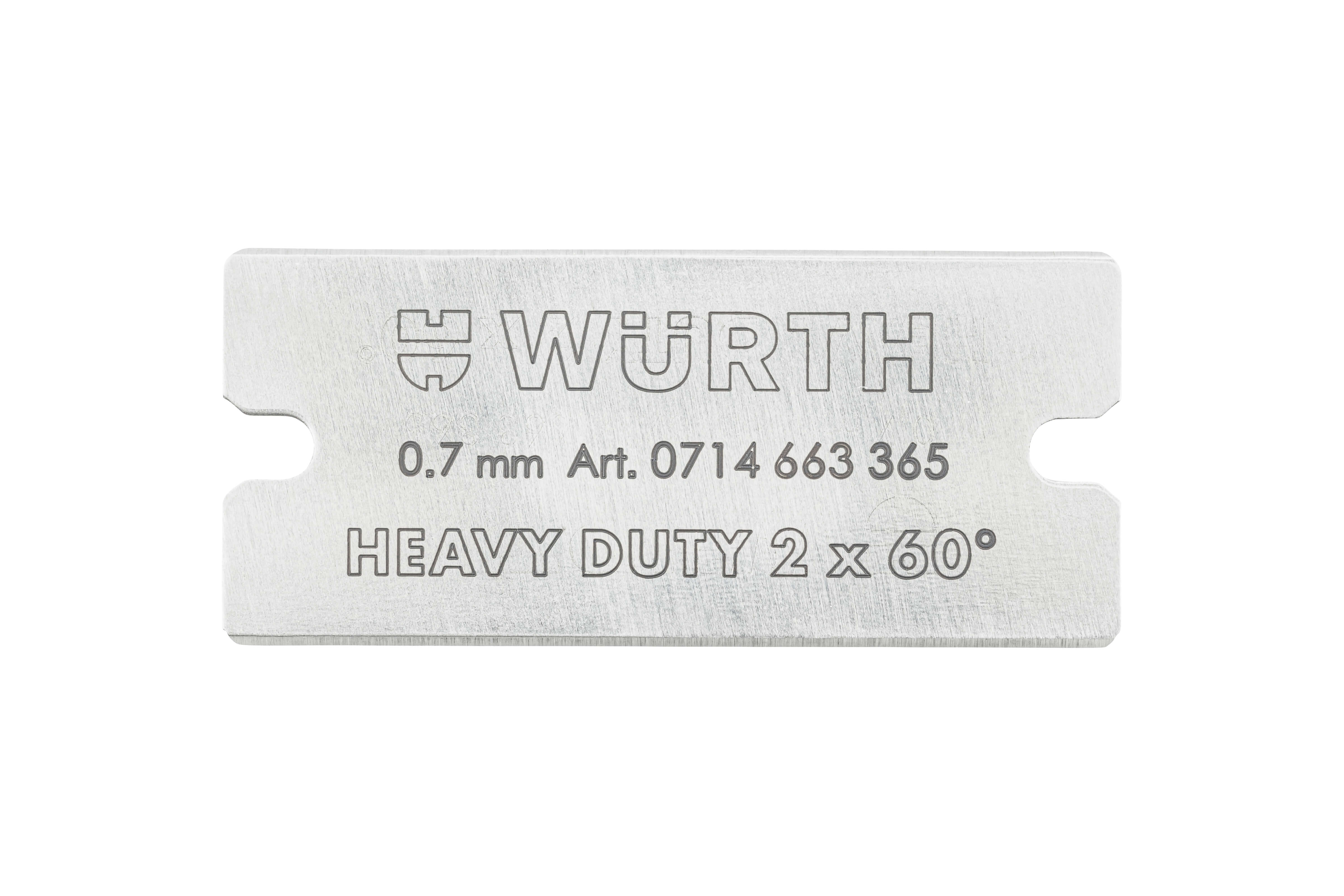 HEAVY DUTY 2X60 DEG SCRAPER BLADE